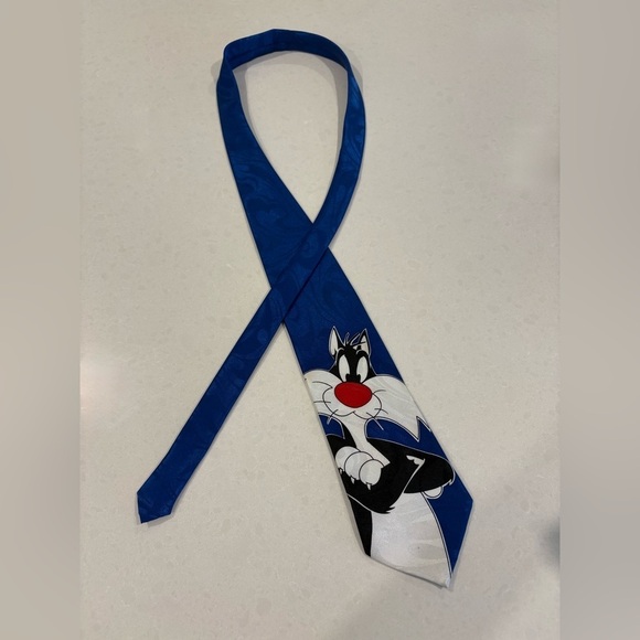 Gold City Other - Gold City Sylvester Cartoon Tie - 100% Silk Handmade